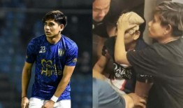 快讯：马来西亚国家队的边锋在被抢后受伤了吗？